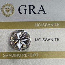 White Round D Color Diamond Loose Moissanite Stone VVS1 With Certificate 3-15mm