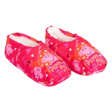Peppa Wutz Ballerinas für Mädchen ABS Winter Kinder Hausschuhe gefüttert Pink