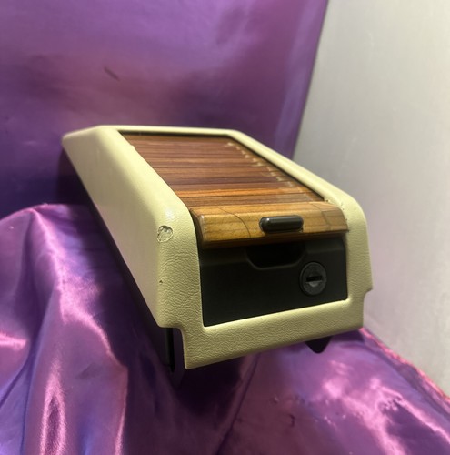 Mercedes-Benz W124 E320 E420 500E Console Storage Box Zebrano Wood OEM TAN - Picture 8 of 17