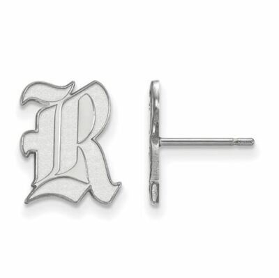 Sterling Silber Reisbuchstabe R kleine Post Ohrringe