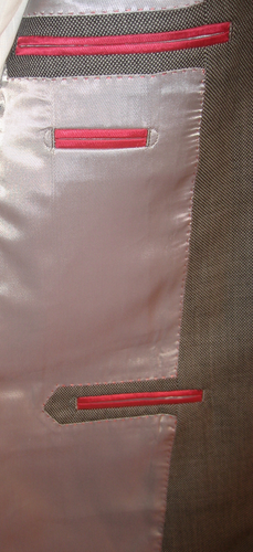 Suit 40 Regular Grey / Black NWT / Designer Rick Pallack / Sale Retail $1,195. - Picture 8 of 9