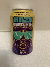 GOOSE ISLAND HAZY IPA BEER HUG 12OZ. ALUMINUM CRAFT BEER CAN. ILLINOIS