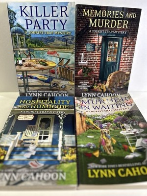 4 Lynn Cahoon Tourist Trap Mysteries Cozy Paperback Book Lot set 4