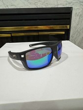 Costa Del Mar DIEGO Matte Black Frame/Blue Mirrored Polarized Lenses 580P.