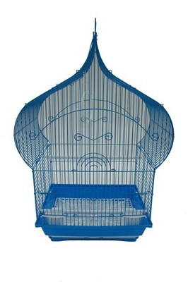YML Ymltaj Mahal top Shape Bird Cage, Medium (Blue)