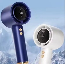 N68 Unique 100 Speed Levels Handheld Fan With Digital Display USB Charging