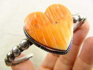 Navajo Chimney Butte Heavy 35g 6.5" Sterling Silver Spiny Cuff Bracelet Native