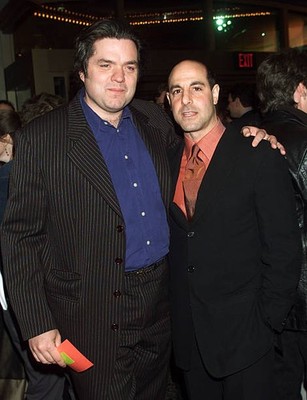 Oliver Platt Stanley Tucci at the Premiere of Joe Gould's Secret a- Old Photo