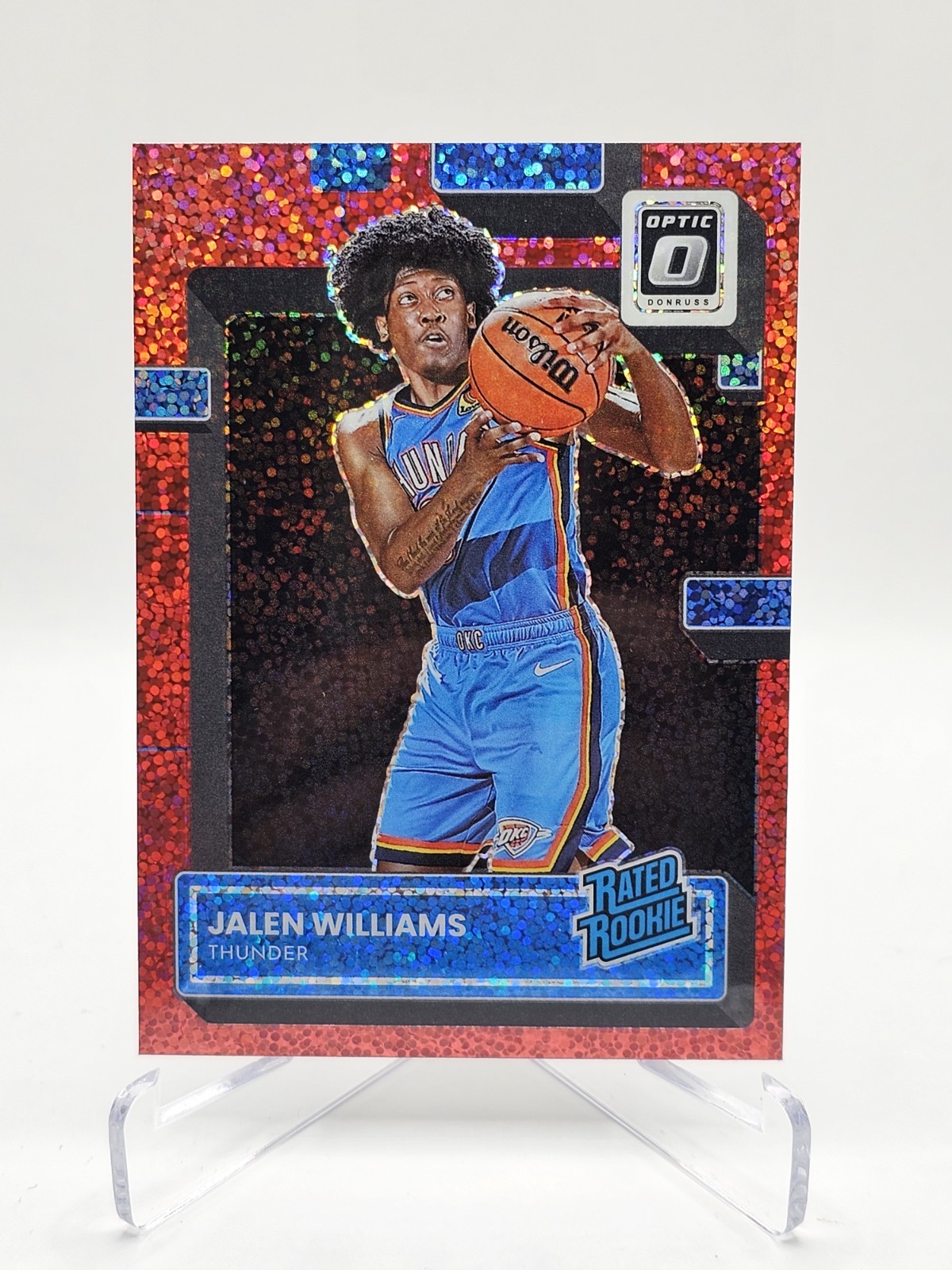 Jalen Duran Optic RC Auto Red サインカード NBA Jalen Duran Optic RC Auto Red サインカード NBA Amazon.com