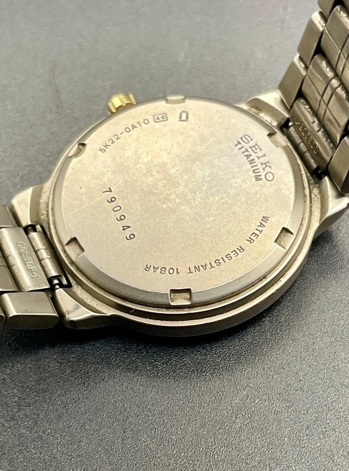 Reloj SEIKO Solar Titanio Pulsera Larga 100M Foto 4 de 4