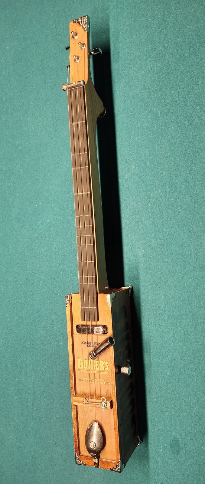 This Is A Unique Instrument  With A Diatonic  Scale. Three String Slide guitar