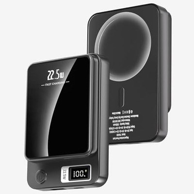 Wireless Charger Powerbank 10000mAh MagSafe 22.5W Für iPhone 15 14 Ladegerät