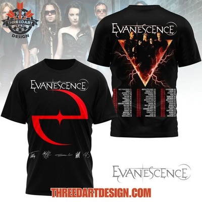 Evanescence 2026 Concert Tour 3D T-shirt BT2055