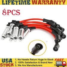 1 SET SPARK PLUG WIRES FOR CHEVY GMC 1999 00 01-06 LS1 VORTEC 4.8 5.3 6.0L