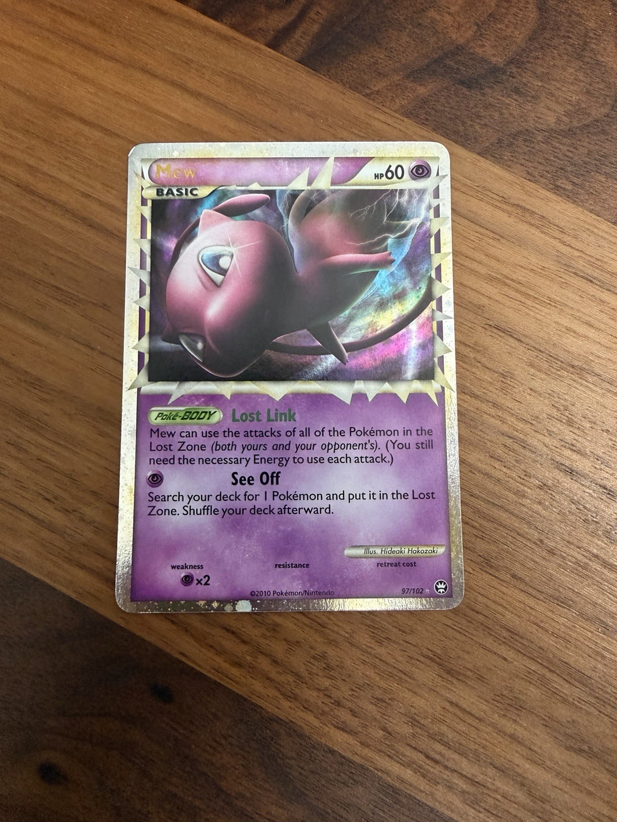 Mew (Prime) 97/102 Triumphant Holo