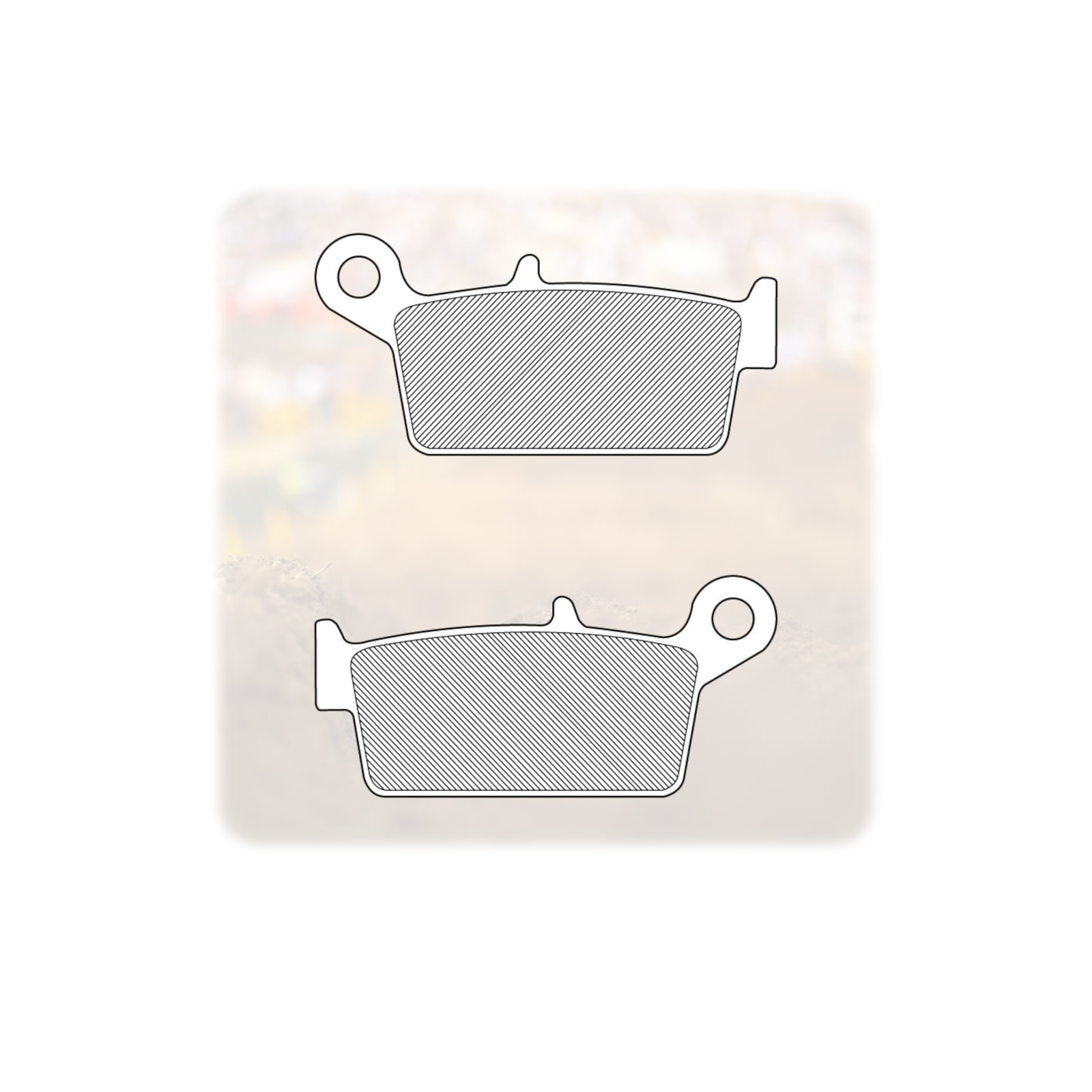 Rear Brake Pads for HONDA CRM 250 1991-1995 Renthal