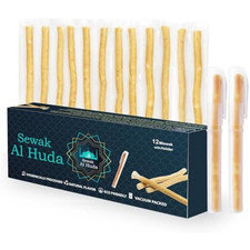 Pack of 12 Miswak Sticks Natural Toothbrush f...