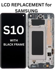 Samsung GH82-18850C LCD Display Touch Screen and Frame for Galaxy S10 - Prism...