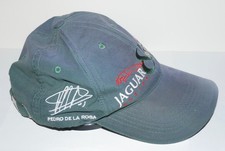Jaguar Racing F1 Pedro de la Rosa Baseball Cap Trucker Hat Beck's Green.