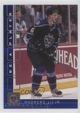 2001-02 ITG Be A Player Memorabilia Sapphire 23/100 Andreas Lilja #179 7ez