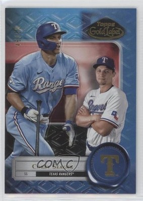 2022 Topps Gold Label Class 3 Blue 46/50 Corey Seager #61 0nr3