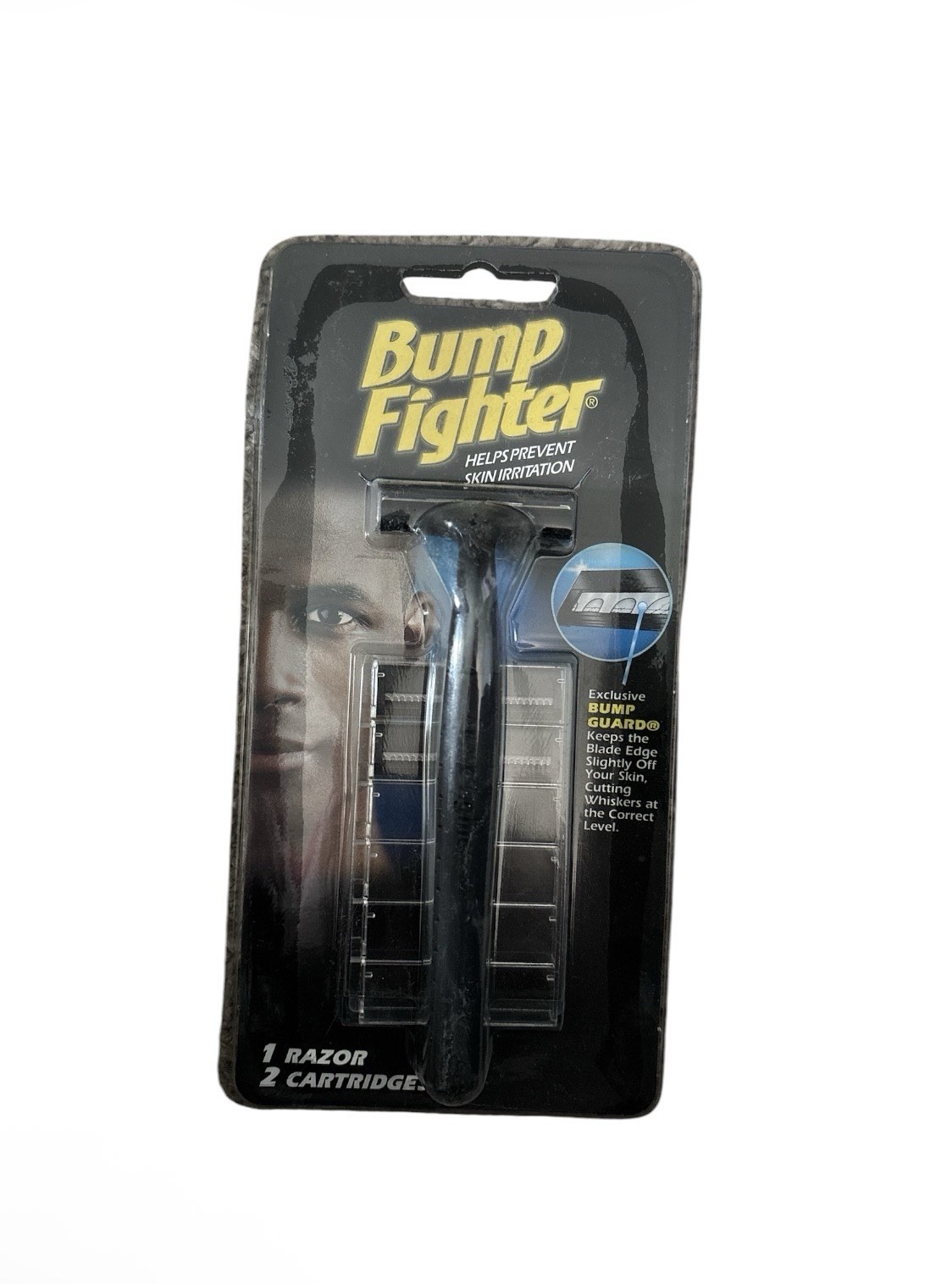 1x NEW Bump Fighter Razor Handle with 2 Cartridges DISCONTINUED... | eBay