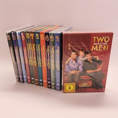 Two and a half Men Komplette Serie Staffel Season 1-12 DVD 6x Neu-Sealed FSK6-16
