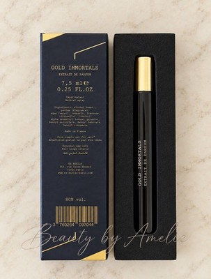 EX NIHILO Gold Immortals Extrait de Parfum 7.5ml 0.25oz Travel Spray Boxed