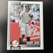 Topps 2026 Series 1 Base Set #1 Aaron Judge New York Yankees Baseball Card