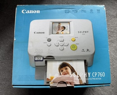 Canon Selphy CP760 tragbarer digitaler Farbfotodrucker BRANDNEU - NIE BENUTZT