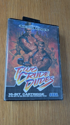 Zwei Crude Dudes, 2 Crude, Sega Mega Drive - Cartridge & Case (ohne Handbuch)
