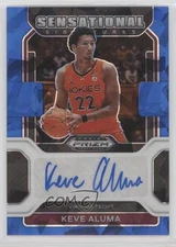 2022-23 Panini Prizm Draft Picks Blue Ice 61/75 Keve Aluma #SS-KAL Auto 1a2m