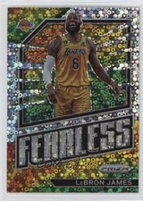 2022-23 Panini Prizm Fearless Fast Break Prizm LeBron James #18 0x49