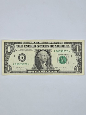 #ad $1 Dollar Bill in a Serial Number A 06359076 ☆ Series 2017 A Collectible $10.00