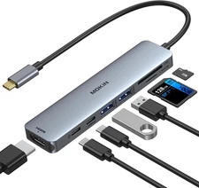 USB C Hub with HDMI and Card Reader