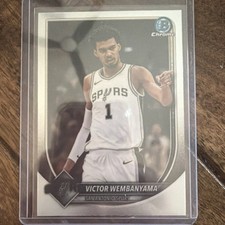 2025-26 Bowman Basketball Victor Wembanyama Chrome #BCV-143 Spurs