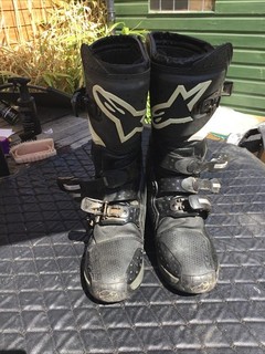 Alpinestars Tech 3 Motocross MX Black Stiefel Off Road Größe UK 10 US 11 EU 45