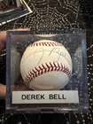 Derek Bell Autographed Official Major League Baseball