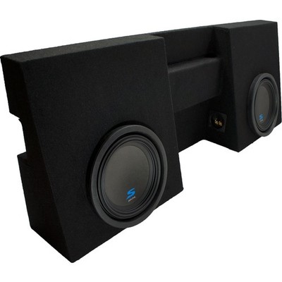 Fits 05-15 Toyota Tacoma Double Cab Truck Alpine S-W10D2 Type S Dual 10'' Sub Box