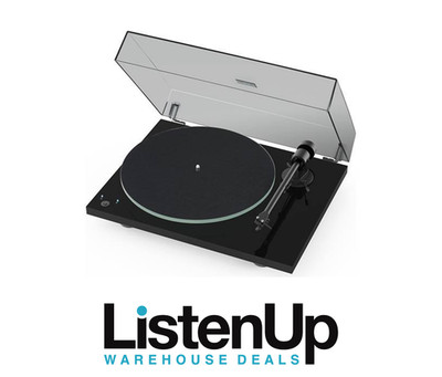 Pro-Ject T1 Phono SB Manual Belt-Drive Turntable, w/Phono Preamp (Gloss Black)