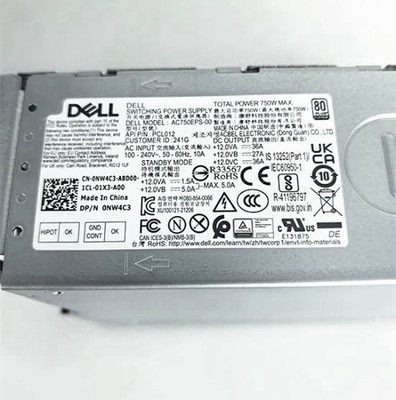 Dell AC750EPS-00 1CL-01X3-A00 0NW4C3 EPS 750W Server Power Supply