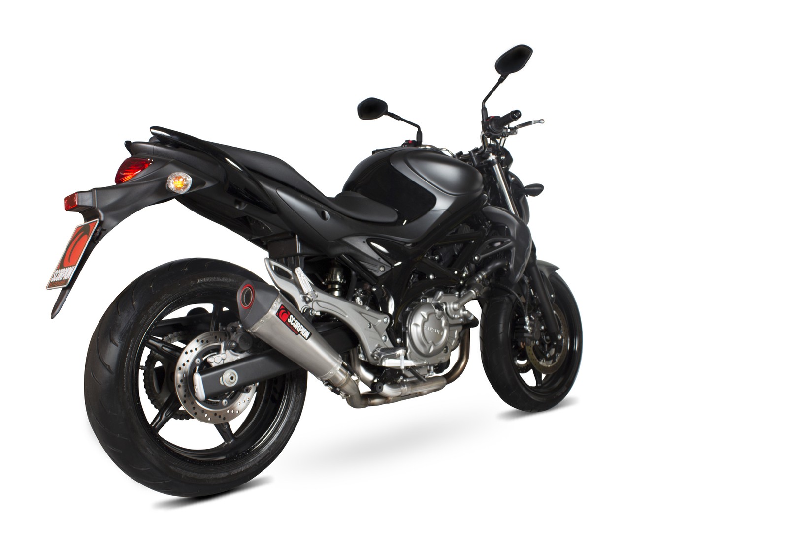 Suzuki Gladius 650 09-16 Scorpion Full Exhaust Serket Stainless RSI105SYSSEO