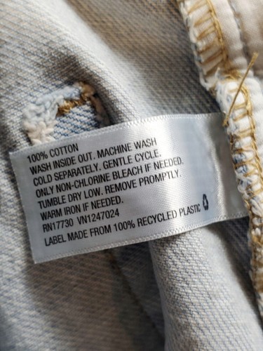 Wild Fable Denim Asymmetric Button Fly Bermuda Cut Off Shorts Size 00 - 第 5/5 張圖片