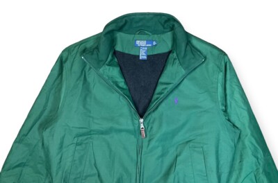 Vintage 90s Polo Ralph Lauren Mens Green Wool Lined Bomber Vintage 90s Polo Ralph Lauren Mens Green Wool Lined Bomber
