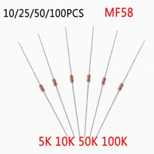 MF58 NTC Thermistors 5K/10K/50K/100K Electromagnetic Furnace Temperature Sensor