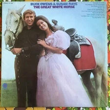 Buck Owens & Susan Raye White Horse Vinyl LP Record Shrink VG+