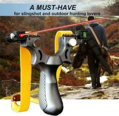 Potente catapulta de honda de caza de alta velocidad láser mira juego