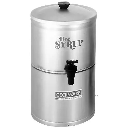 Grindmaster-Cecilware Stainless Steel Syrup Warmer / Dispenser - 2 Gal. Capacity
