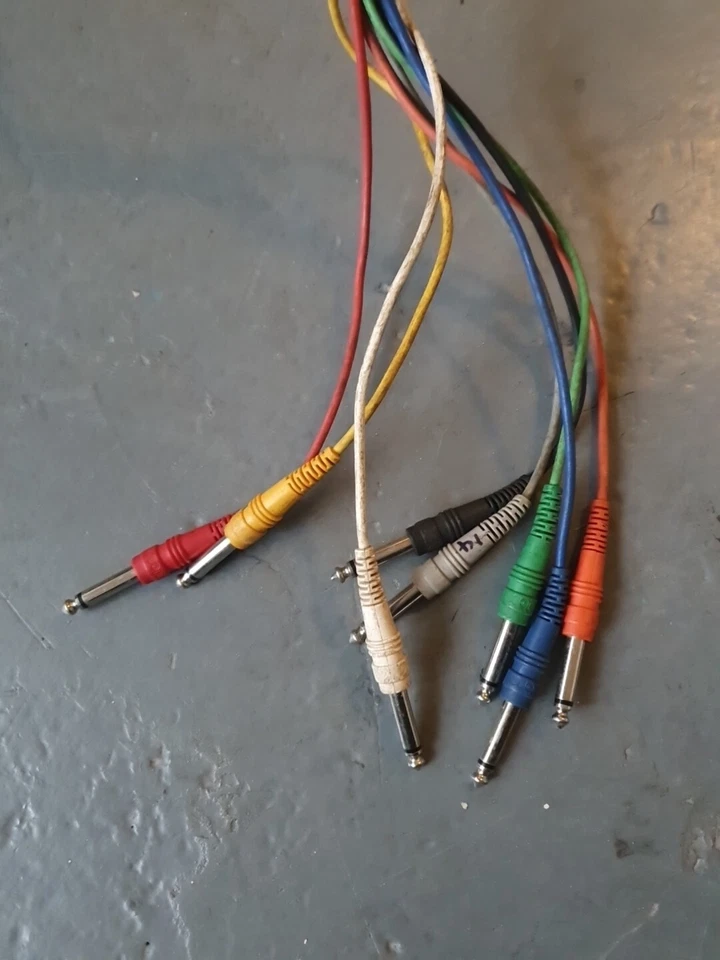 5 meter 8 way TS jack To RCA/Phono loom  - Image 2 of 3