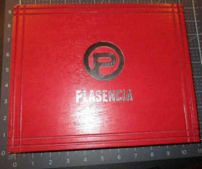 PLASENCIA ALMA DEL FUEGO toro nicaragua empty wooden CIGAR BOX 18